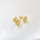 Arete Virgen Guadalupe Oro Laminado 18k