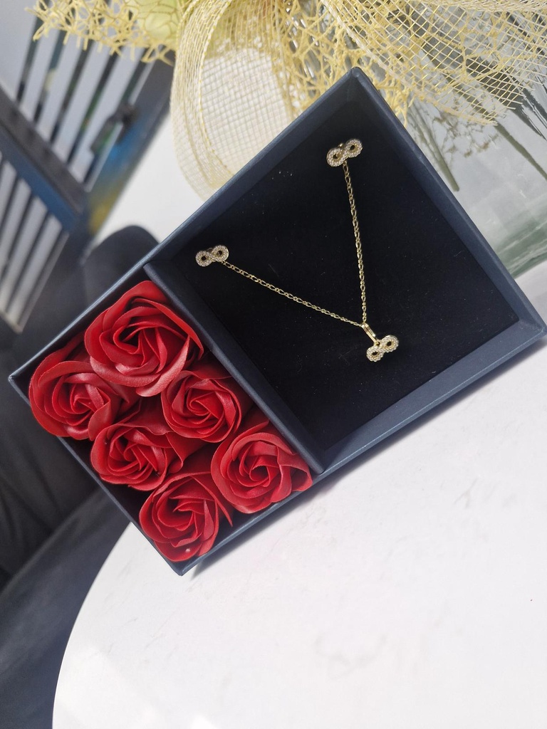 Conjunto Infinito Oro Laminado 18k